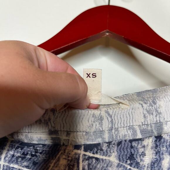 Anthropologie Burning Torch Silk Wool Mini Dress Womens XS - Picture 7 of 9